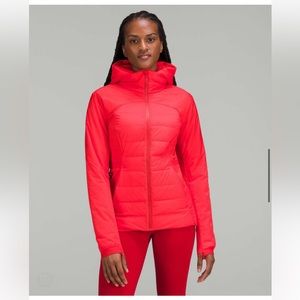 Lululemon Down For it All Jacket NWT Size 2 in Carnation Red.